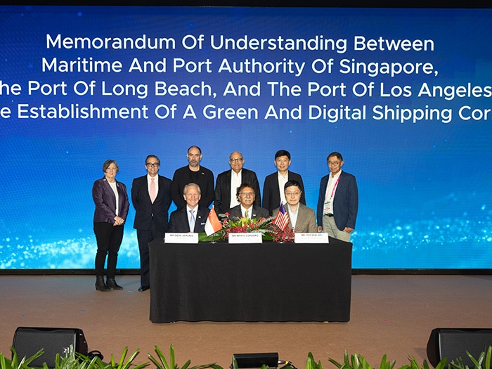 Green shipping corridor MoU signatories and witnesses