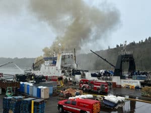 fishing vessel fire