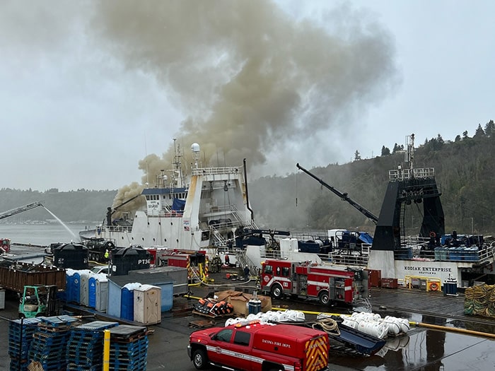 fishing vessel fire