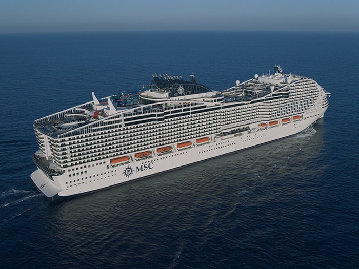 MSC World Europa, the first MSC World Class ship