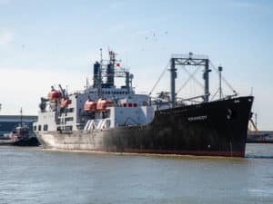 Training ship Kennedy arrives in Galveston