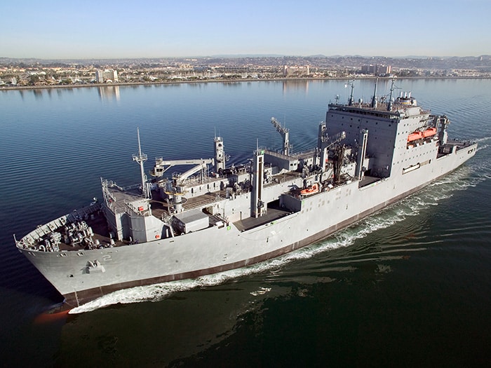 USNS Sacagawea (T-AKE 2) at sea