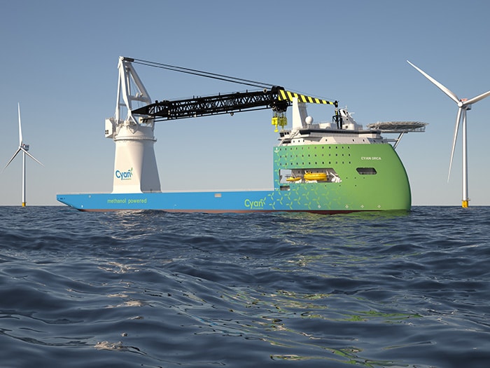 offshore wind foundation installation vessel