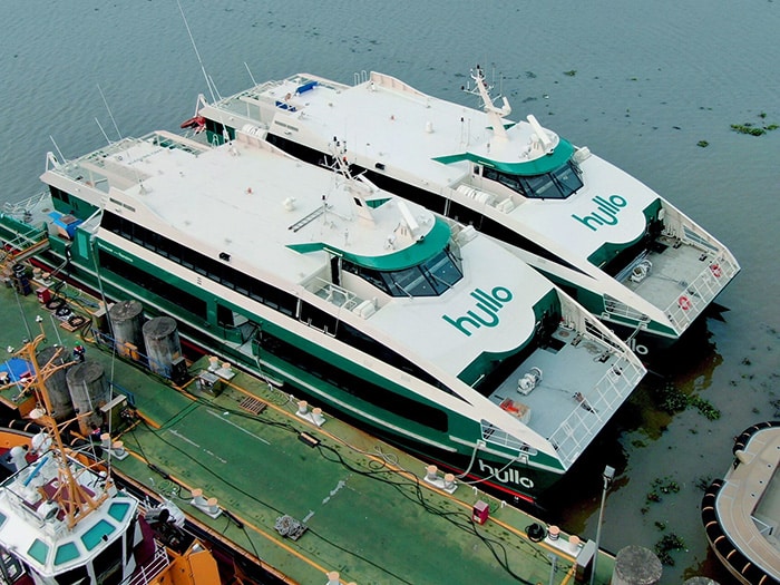 Two new Vancouver Island Ferry Company vessels are now om sea trials