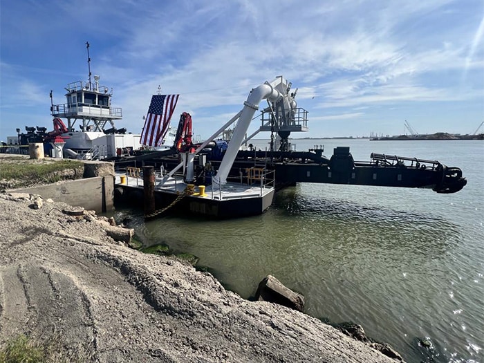 cutter suction dredge (CSD) launch ceremony