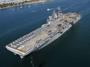 USS Makin Island (LHD 8) aerial view