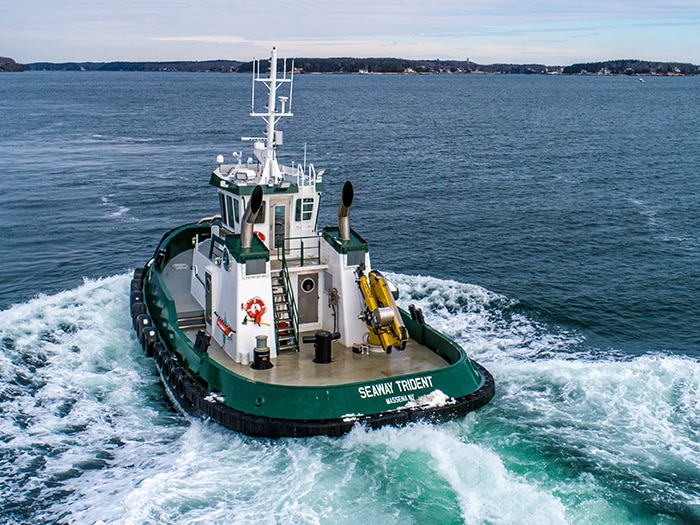 Seaway Trident seen from aft