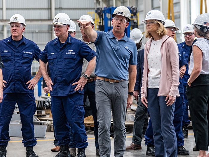 Senator Murkowski at Austal USA