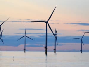 Rendering of New Jersey offshore wind farm