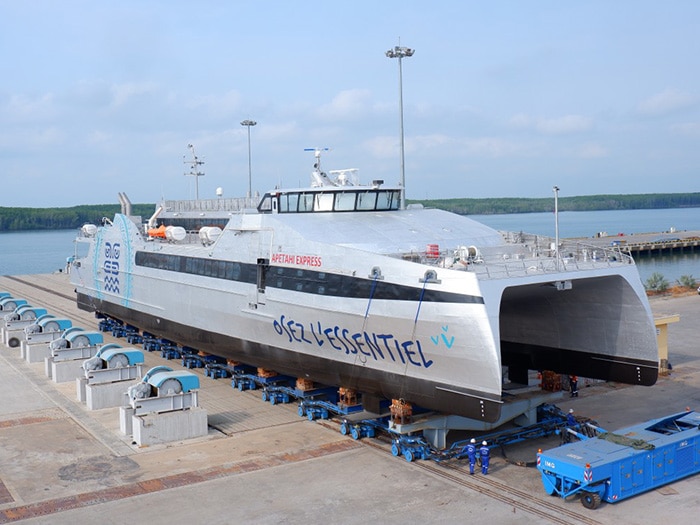 Austal Vietnam has launched its third ship
