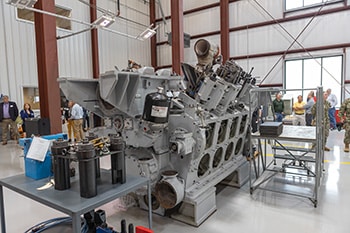 Engine at FMD Training and Service Center