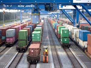 Georgia Ports Authority Savannah inland rail hub terminal serves inland ports