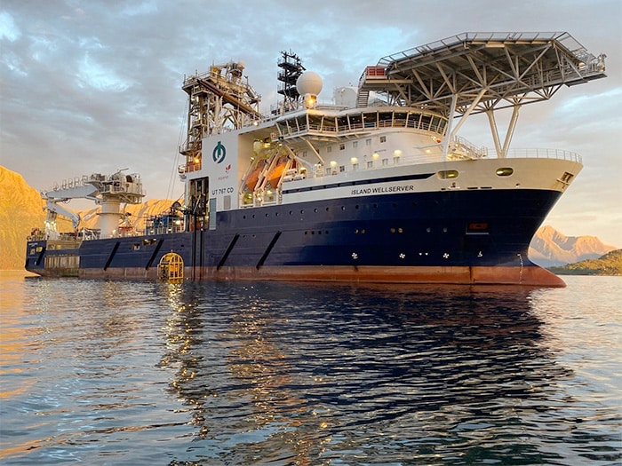 sland Wellserver performs light well intervention (LWI) on existing subsea wells.