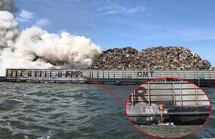 barge fire image