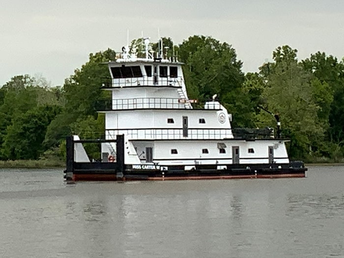 Marine Chartering newbuild on the water