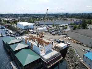 floating tugboat base