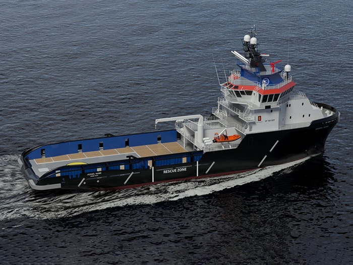 Rendering of design used for salvage tugs