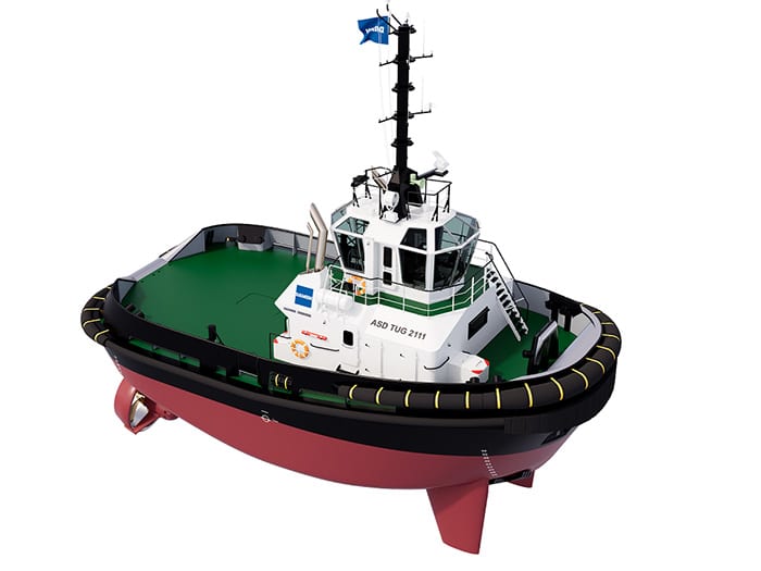 Drawing of ASD Tug 2111