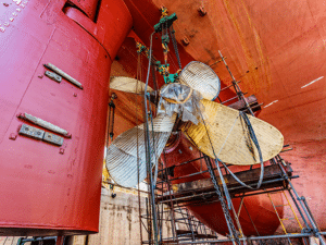 Propeller damage is costly for shipyards