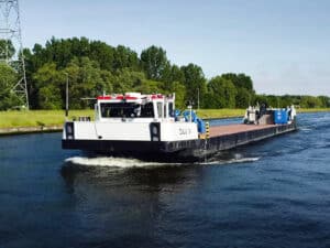 Inland waterways autonomy trial barge