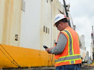 Air quality monitoring is a continuing part of the Port Newark RO/RO fire