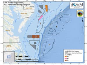 Central Atlantic Wind Energy Areas (WEAs)