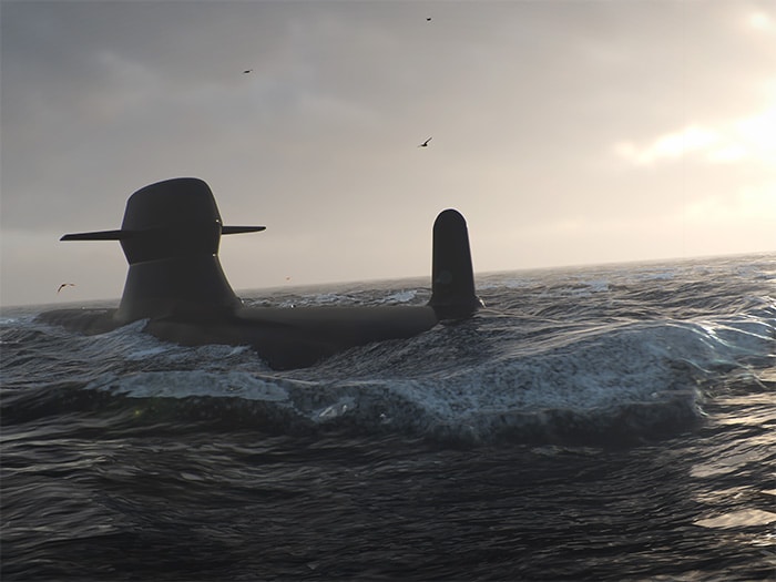 Rendering of Walrus-class submarine replacement