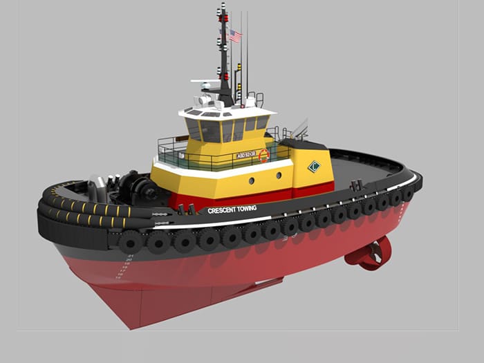 Crescent Towing newbuild tugboat