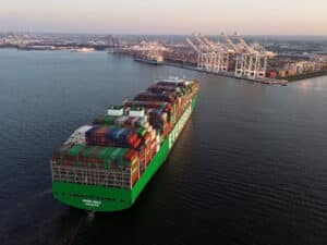 Largest ship to call the Port of Baltimore