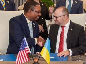 Ukrainian seaports signing ceremony