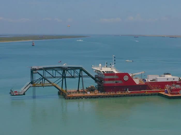 Dredging at Corpus Christi