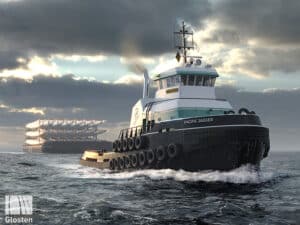 The CT-120 is a sizeable oceangoing tug made for long-distance and emergency towing, and moderate-duty anchor handling.