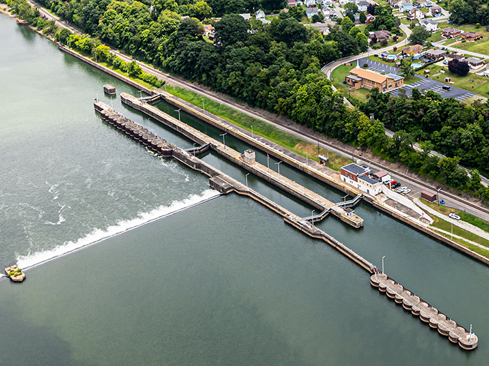 Monongahela River Locks and Dam 3