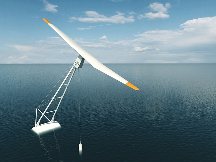 TouchWind floating wind concept