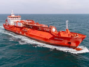 LNG supply and bunkering vessel Coral Favia