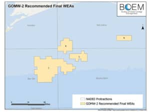 New Gulf of Mexico Wind Energy Areas