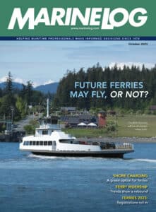 In Marine Log’s October issue, we look at how the latest in ferry and passenger vessel design and technology.