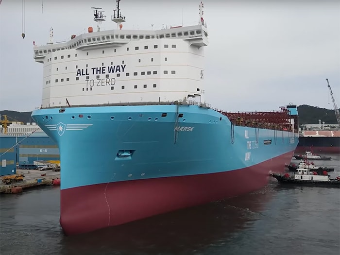 first 16,000 TEU methanol-fueled containership