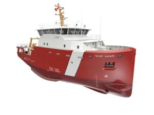 Canada's first hybrid Coast Guard vessel