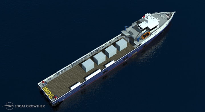 Fast support intervention vessel (FSIV) aft deck