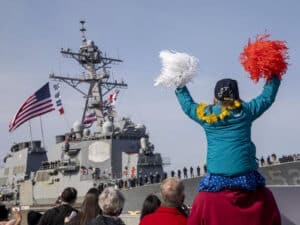 USS Barry arrives at Naval Station Everett
