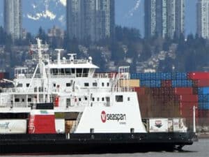 Ferry fitted with SmartDock autodocking tech