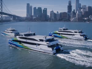 WETA ferry fleet electrification project will start with the build of five vessels.