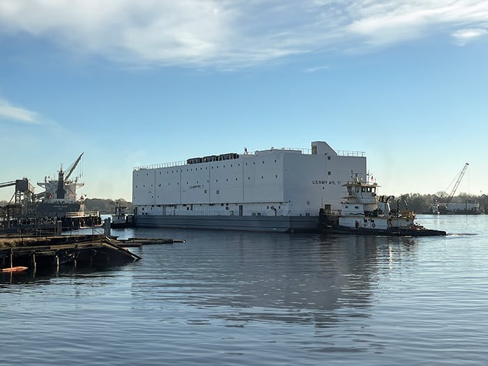 APL 71 is the fifth vessel of its class to be delivered to the Navy and the third to be homeported in Norfolk, Va. 