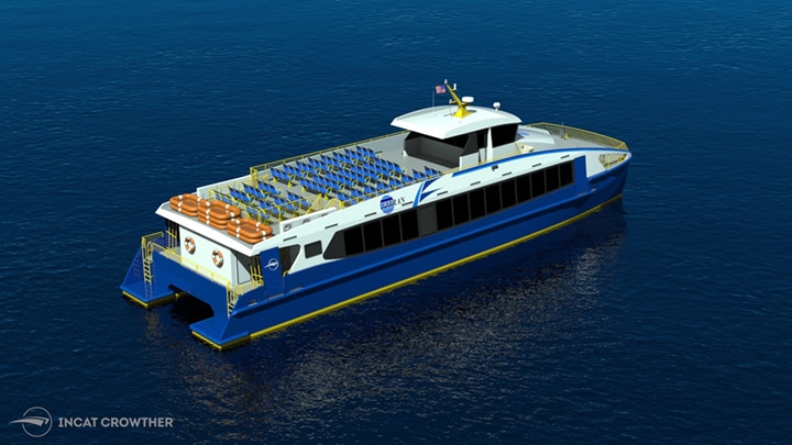 Rendering of new U.S. Virgin Islands ferry