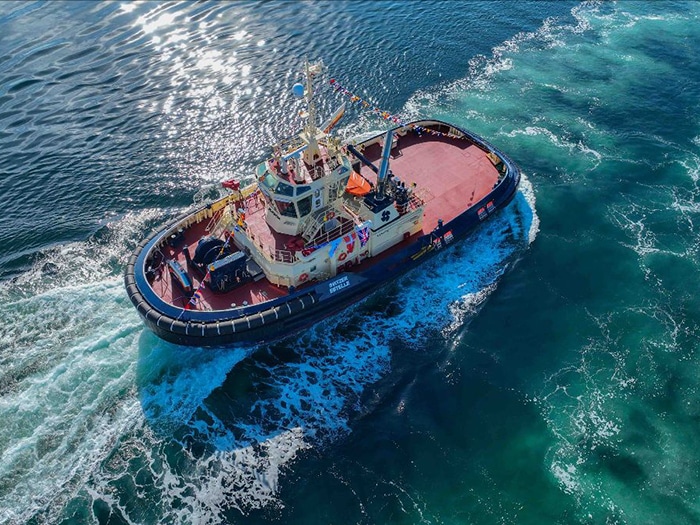 Uzmar-built tug Svitzer Estelle