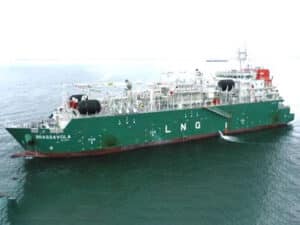 Singapore’s first membrane-tank LNG bunkering tanker, the Brassavola