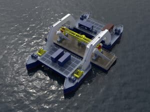 tidal stream energy barge