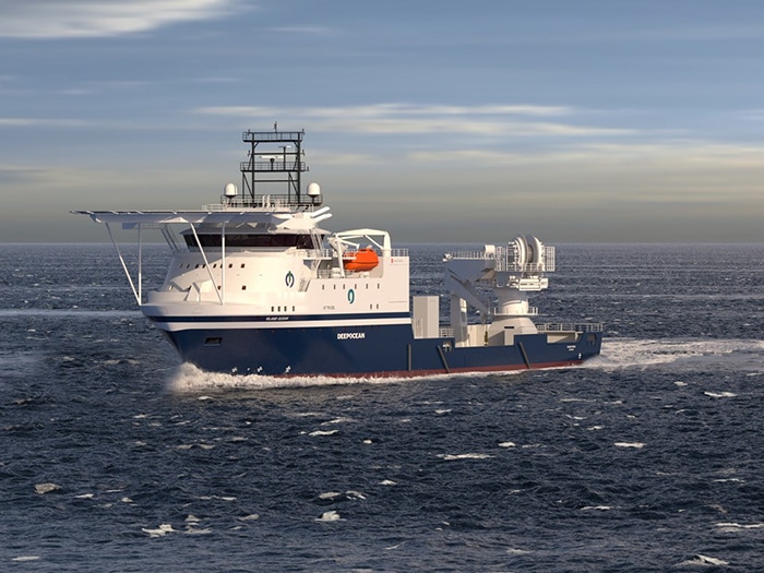 DeepOcean vessel at sea