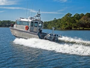 Endeavor 32 fire rescue boat